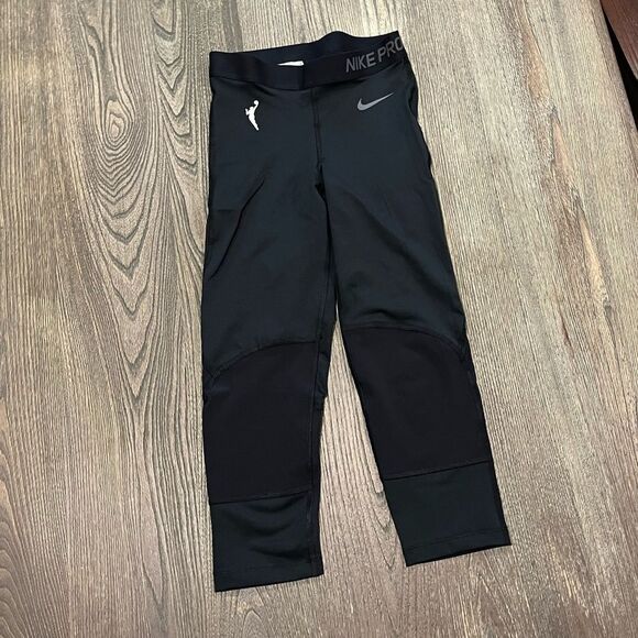 NWOT Nike Pro Womens Dri-Fit WNBA Official Issued Compression Tights Black Small - Picture 1 of 5